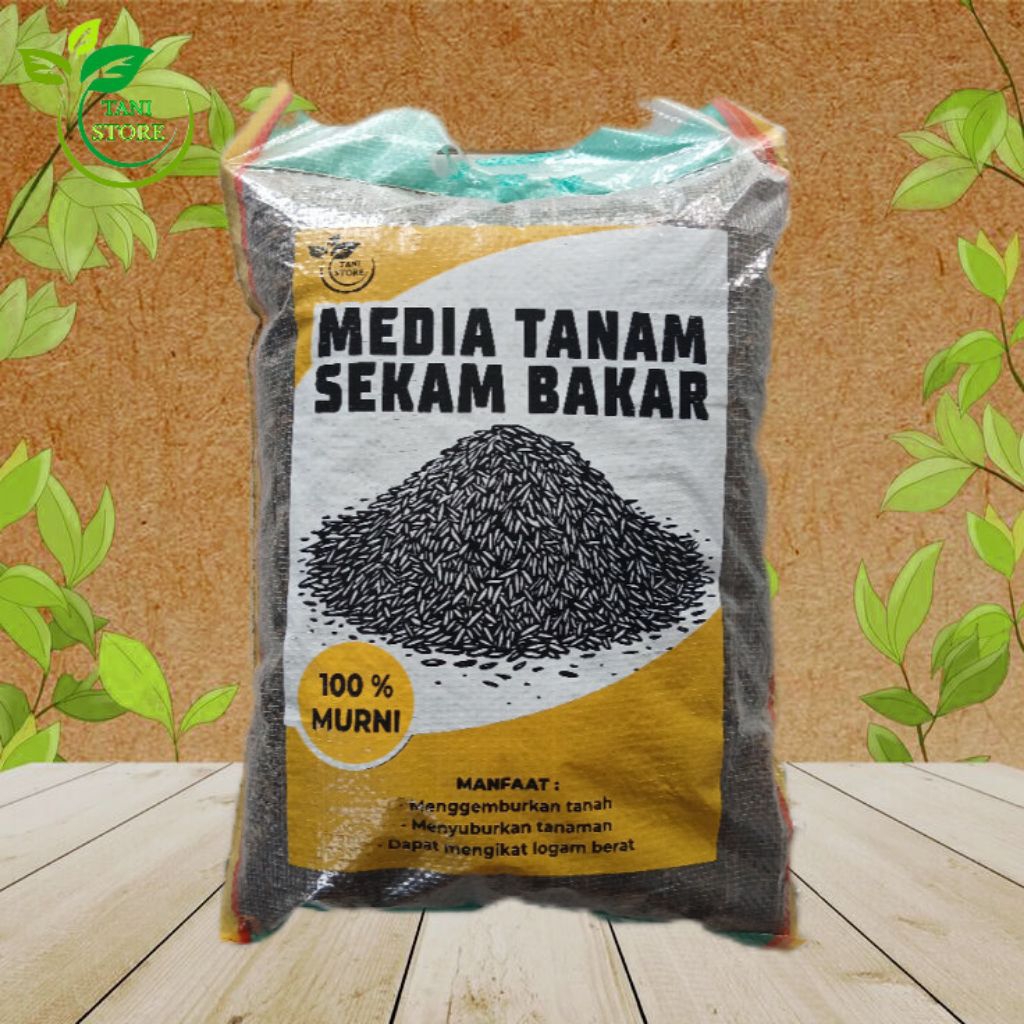 Media Tanam Sekam Bakar Satu Karung Berat ±1.5 Kg