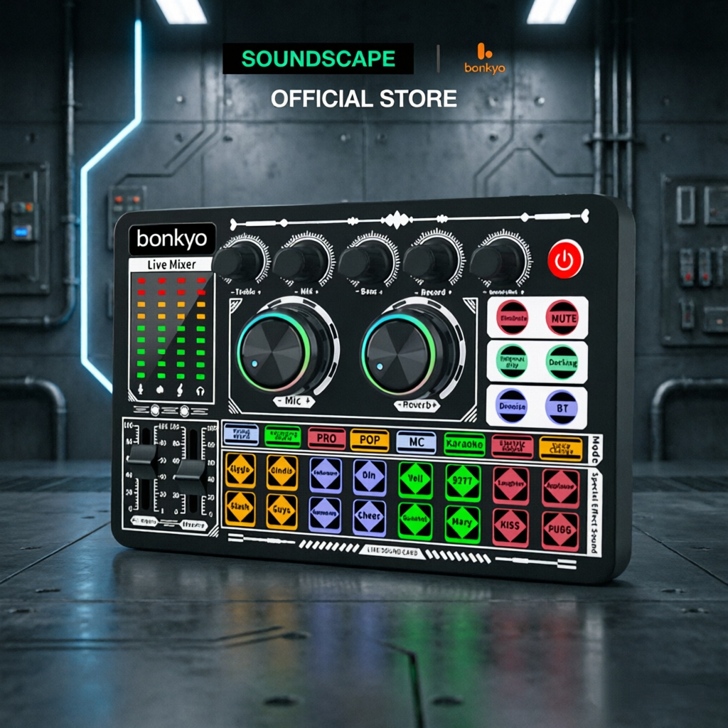 Jual Soundscape bonkyo COD F999/F999MAX/F999NEO Sound Card Putih Siaran ...