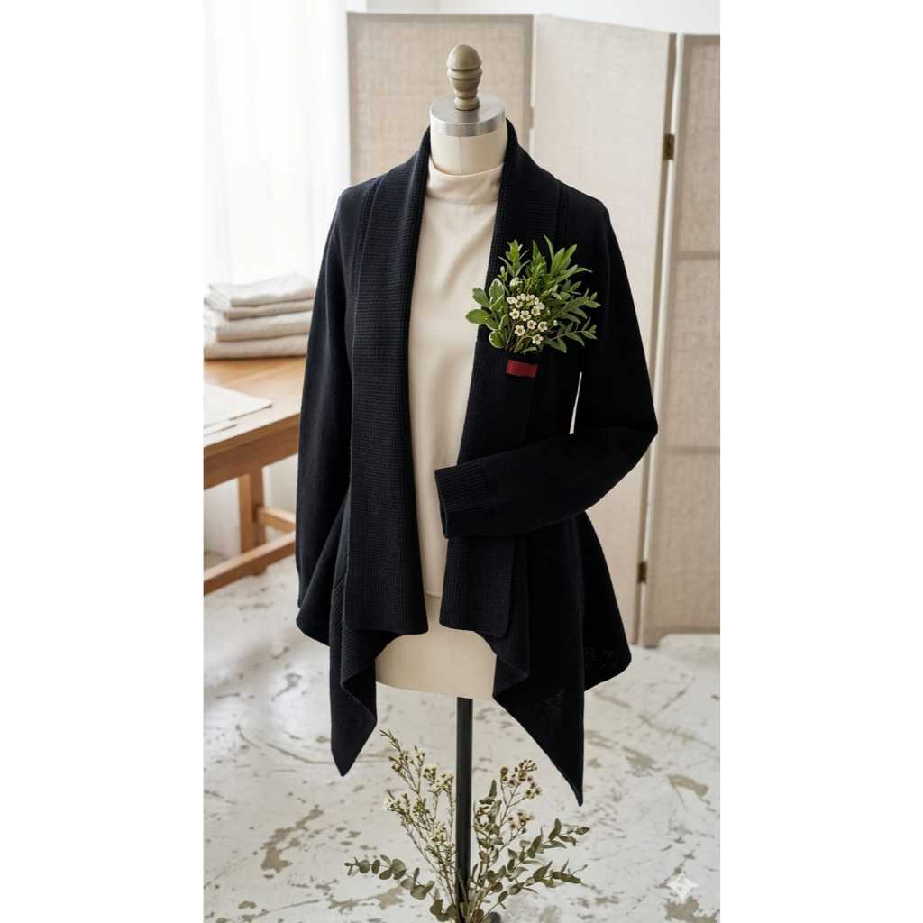 Jual CARDIGAN RAJUT WARNA HITAM PEKAT OSBORNE YANG ELEGAN | Shopee ...