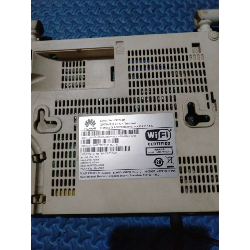 Jual GPON Huawei modem HG8245H bekas Indihome. | Shopee Indonesia