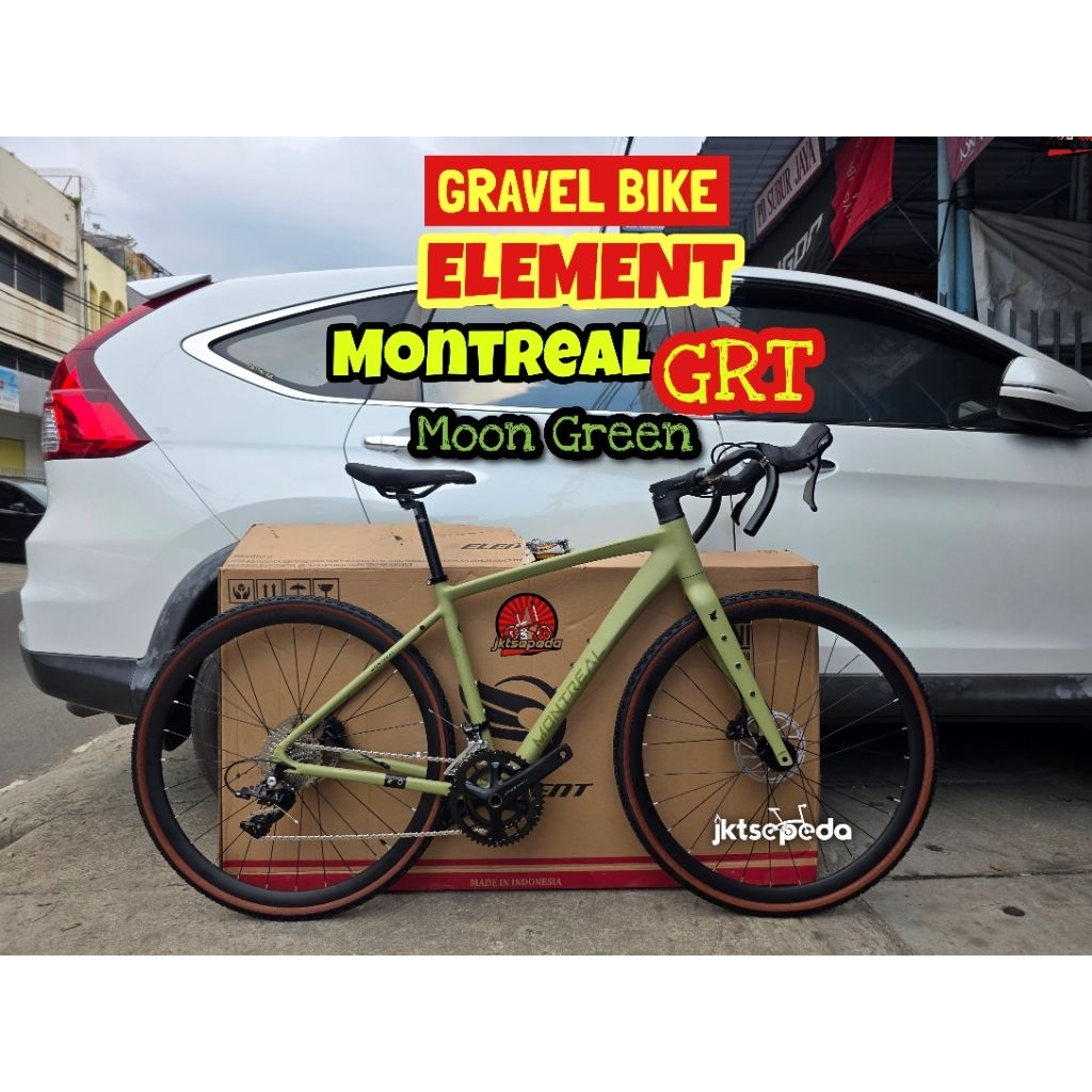 Jual Sepeda Gravel Bike ELEMENT MONTREAL GRT | Shopee Indonesia