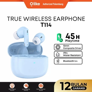 OLIKE TWS T114 Lite Wireless Earphone Bass Max Mini True Wireless Headset Bluetooth 5.4 Earbuds