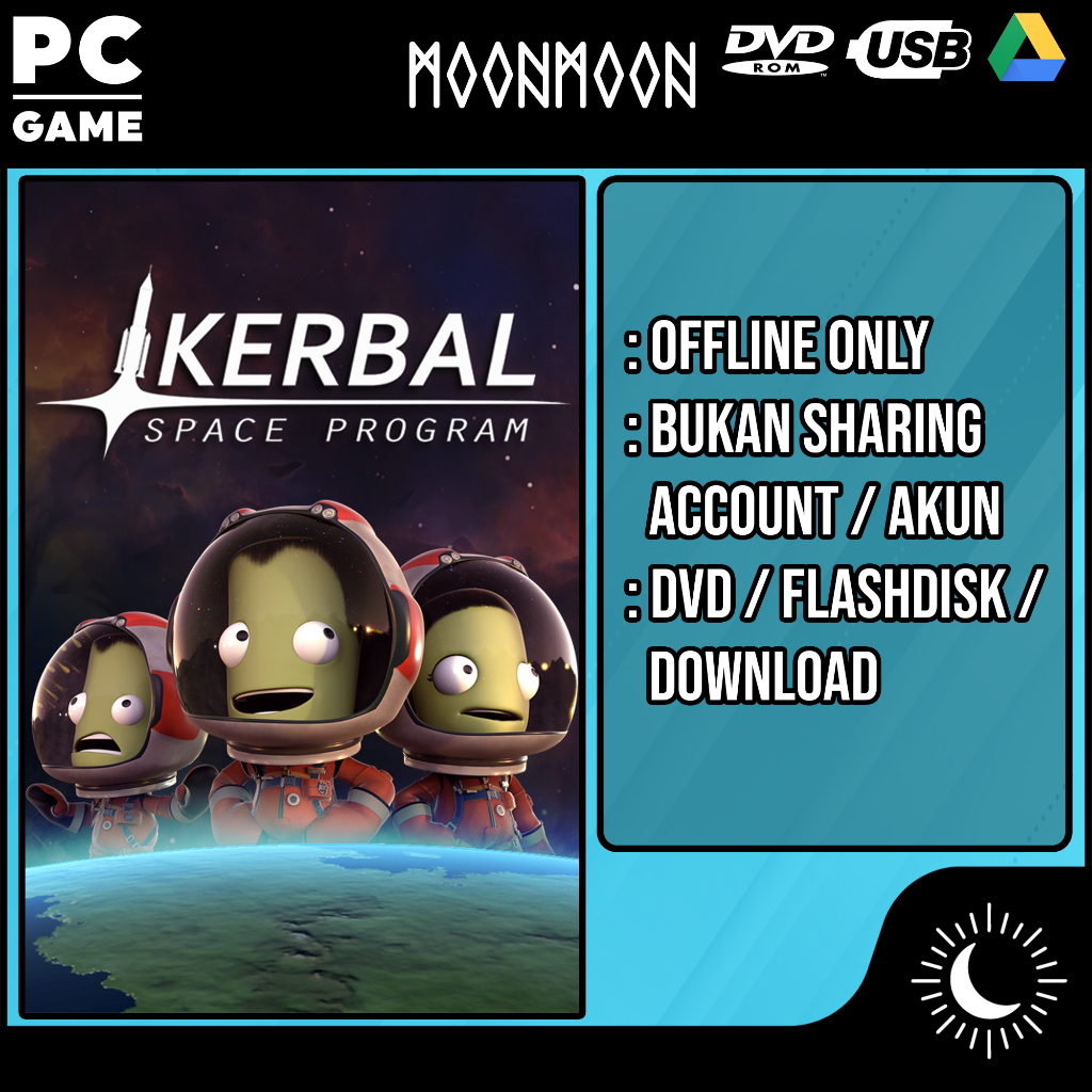 Jual Kerbal Space Program Complete Edition Full DLCs Game PC Laptop ...