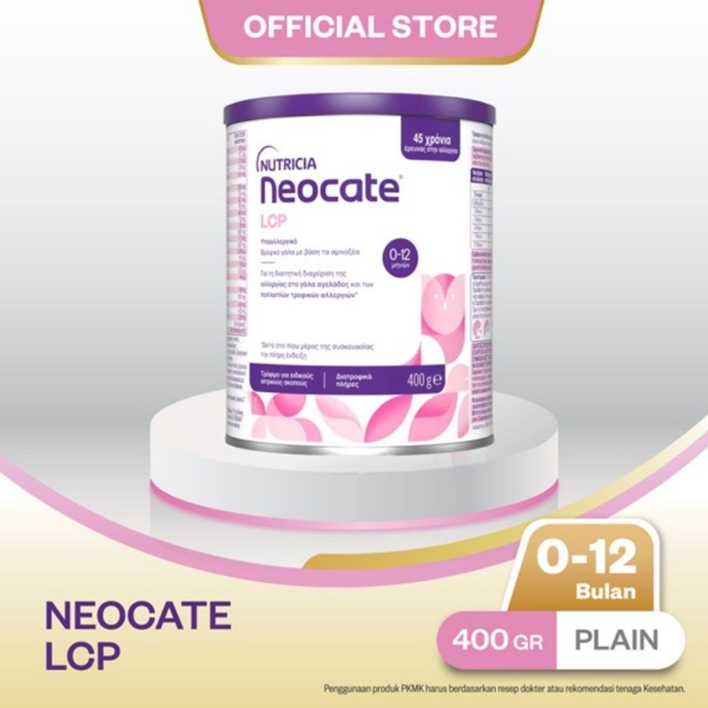Jual Neocate LCP 400GR susu kemasan baru exp april 2027 | Shopee Indonesia