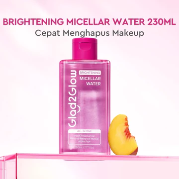 BPOM GLAD2GLOW G2G Brightening Pore Clearing Micellar Water (130ml 230ml 300ml)