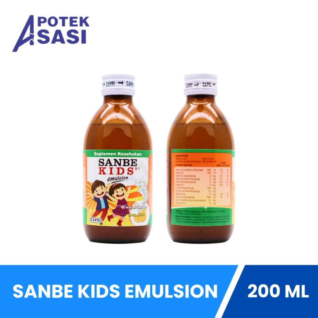 Jual Sanbe Kids Emulsion 200 Ml - Untuk Memenuhi Kebutuhan Nutrisi Dan ...