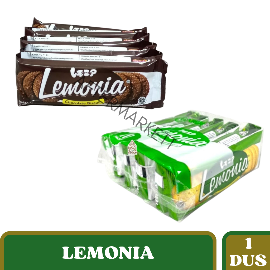 Jual 1 karton Biskuit Lemonia Renceng - Kemasan Praktis, Rasa Lemon ...