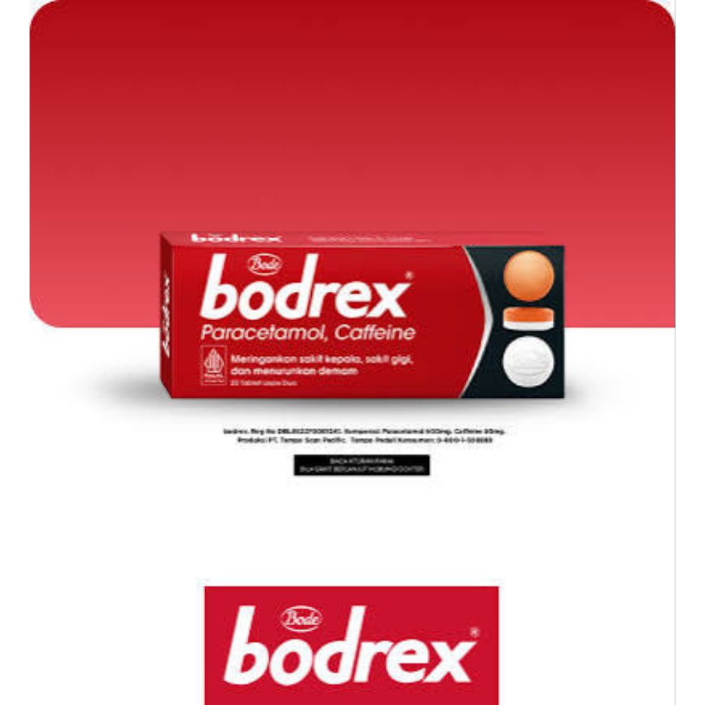 Jual BODREX | 20 TABLET | OBAT DEMAM ATAU PUSING , nyeri, pegal, sakit ...