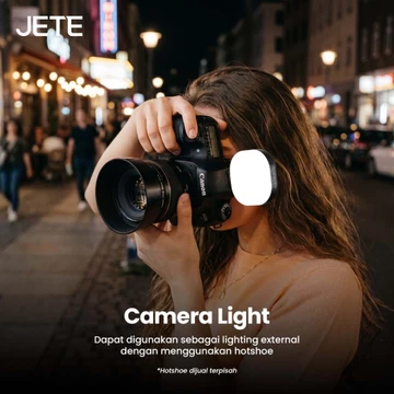 JETE RL3 Ring Light Mini Standing Portable With 20 LED 360 Rotation And 5 Light Mode Garansi 2
