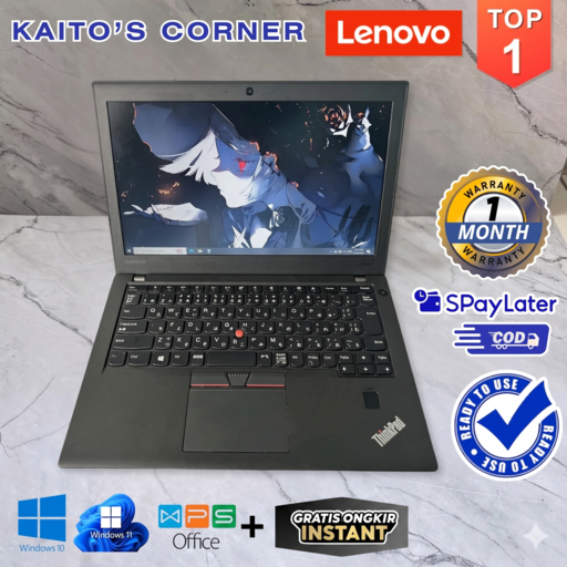 Laptop Lenovo Thinkpad X270 i5 Generasi 6 / i5 Generasi 7 / i7 Generasi 7 Second Berkualitas Garansi