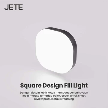 JETE RL3 Ring Light Mini Standing Portable With 20 LED 360 Rotation 5 Light Mode Garansi 2 Tahun