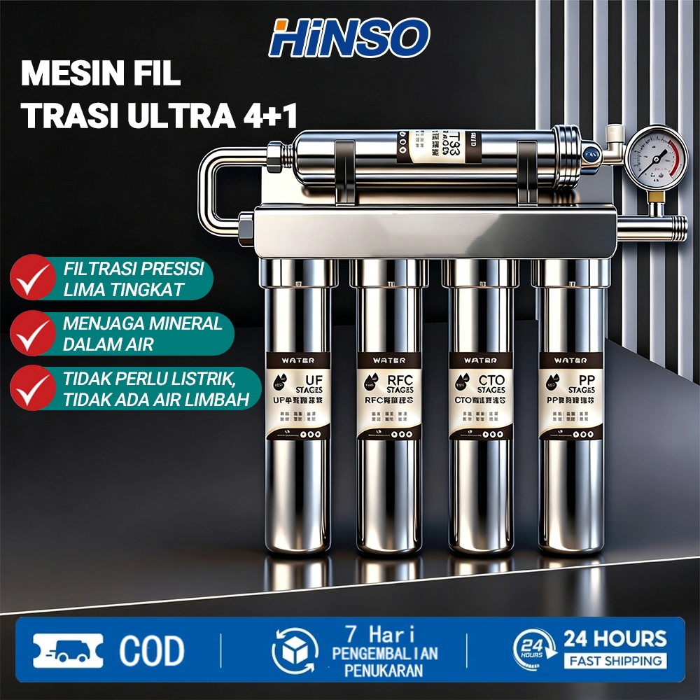 Jual [COD&Garansi] Ultra Filter 5 Stage Penyaring Air Siap Minum Set ...