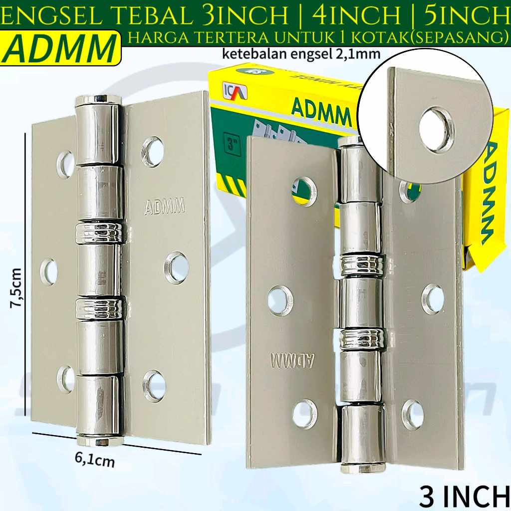 Jual wilmer, engsel tebal, engsel pintu, engsel jendela,3inch,4inch ...