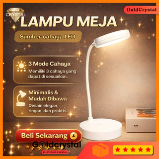Lampu Belajar Sentuh 3 Warna Cas & Colok Listrik