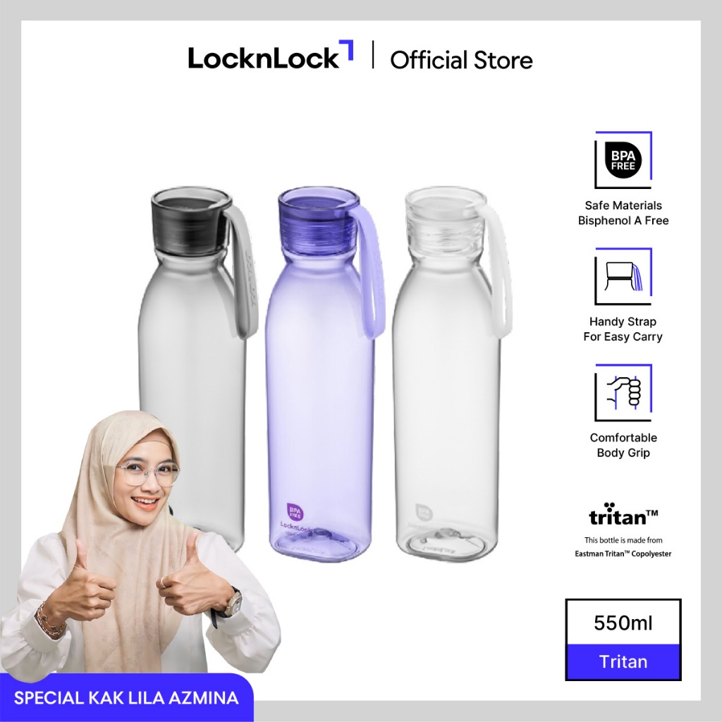 Jual [Kak Lila] LocknLock Exclusive Botol Minum Balance Bottle 550ml ...