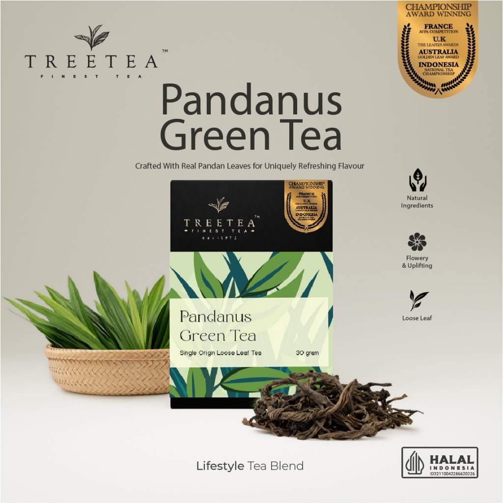 Jual TreeTea - Pandanus Artisan Tea Premium (Loose Leaf 30 Gram ...