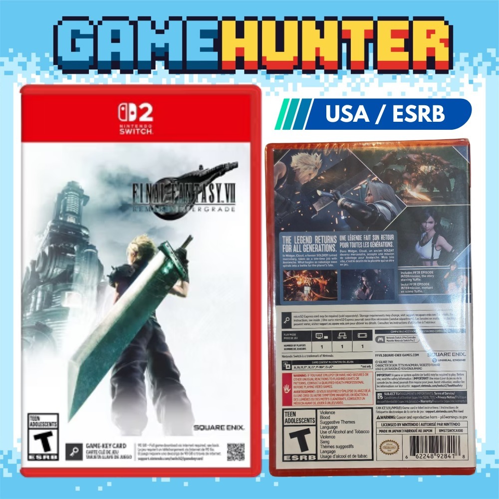Jual Nintendo Switch 2 Final Fantasy 7 Remake Intergrade / FF7 / Final ...