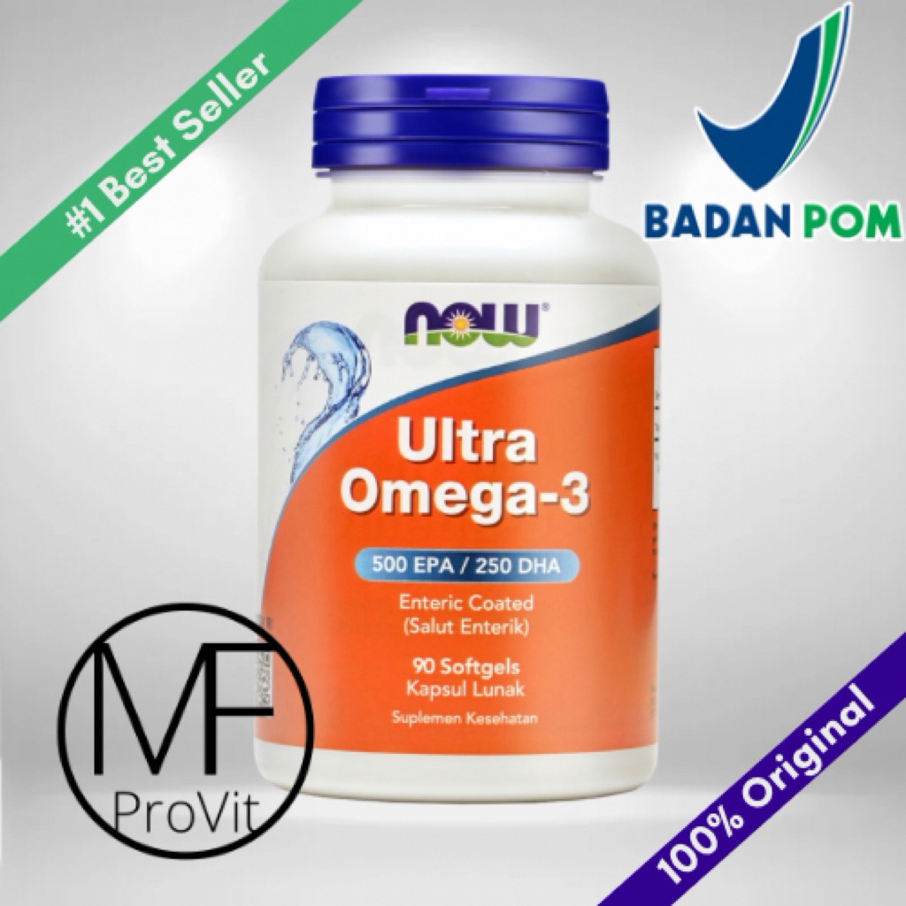 Jual NOW Foods Ultra Omega 3 500 EPA / 250 DHA isi 90 softgels | Shopee ...