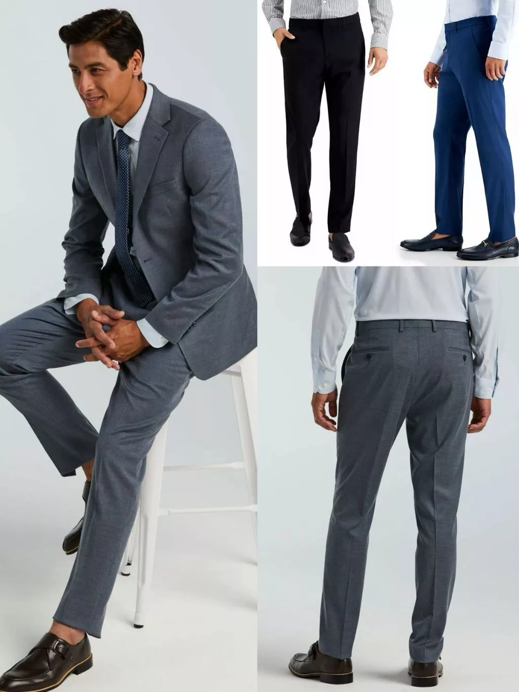 Celana Panjang Pria Kantoran PE Men's Slim-Fit Stretch Dress Pants - 7745
