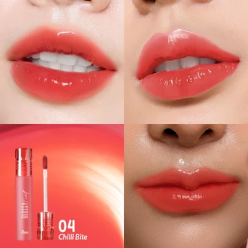Fanbo Glossy Tint (DP) Lip Tint Juicy Moist Long Lasting Bibir Lembap Berkilau Natural Tanpa