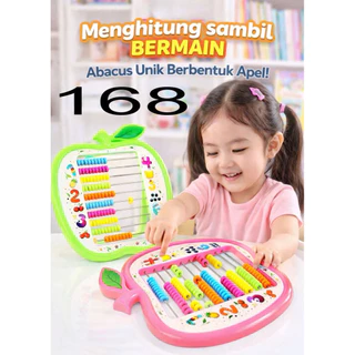 M1/168 COD sempoa apel Mainan matematika/ mainan sempoa anak anak / mainan viral