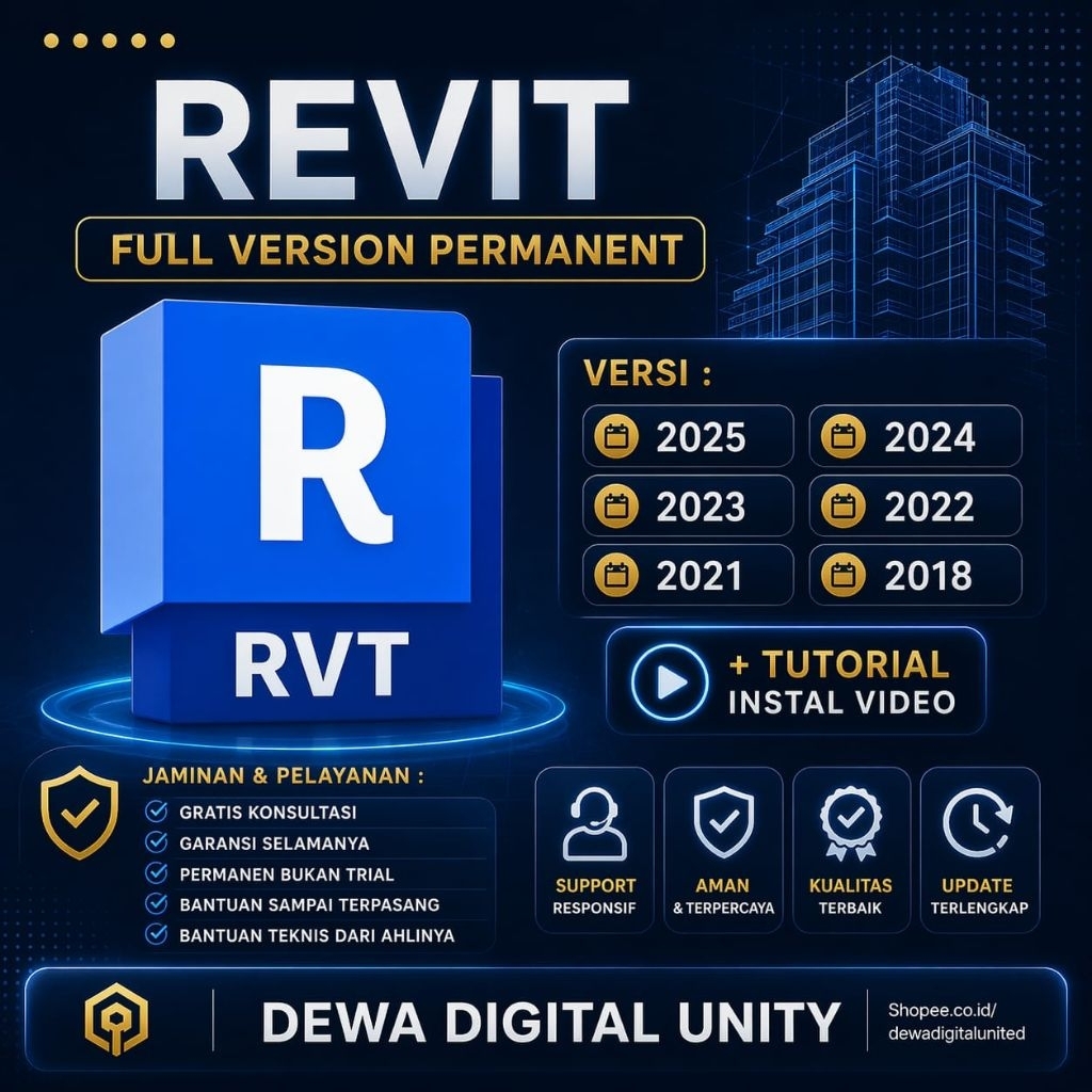 Jual Autodesk Revit 2025 Full Version Lifetime - Software Desain ...