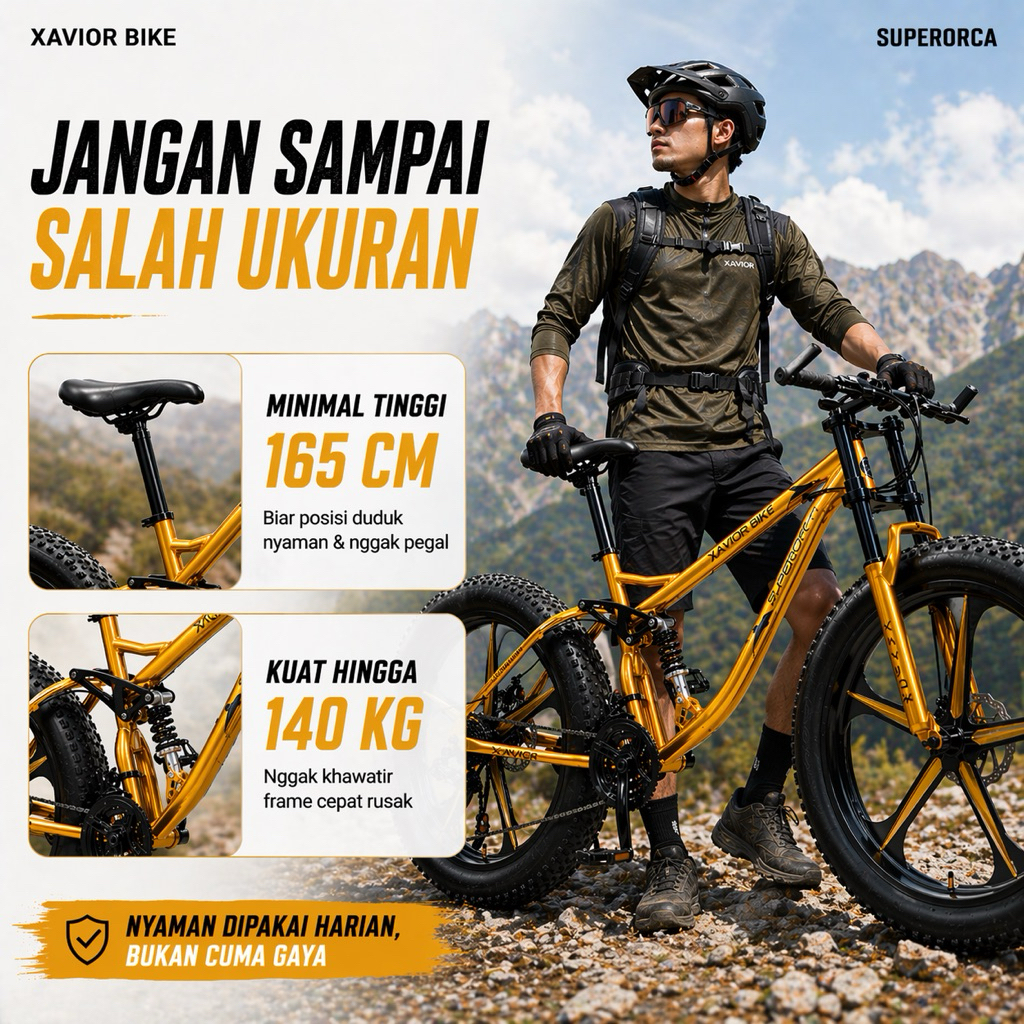 Jual SEPEDA GUNUNG MTB 26 Inch XAVIOR SUPERORCA RACING 24 Speed ...
