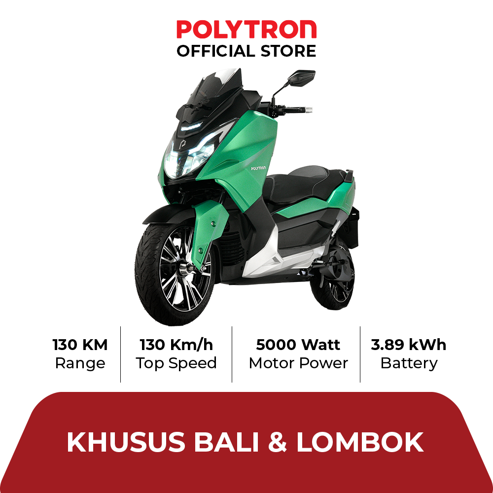 POLYTRON Fox 500 - Buy to Own - Electric Sepeda Motor Listrik - OTR Bali & Lombok