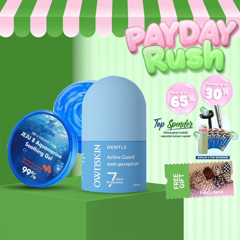 Jual Sensitif Care Bundle - Rarita Jeju Gel 300ml x Ownskin Gentle 30ml ...