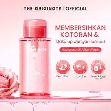 FREE GIFT The Originote Micellar Water Hyalurose 300ml Pembersih Wajah Cleansing Water Makeup