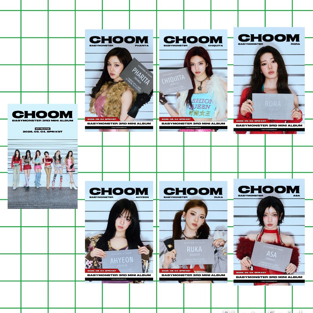 Jual POSTER KPOP 2026 - BABYMONSTER : 3rd [CHOOM] | Shopee Indonesia