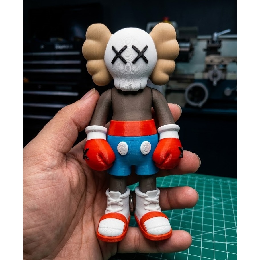 Jual Figur Kaws Style Boxing 3D Print PLA+ Figure Pajangan Koleksi Art ...