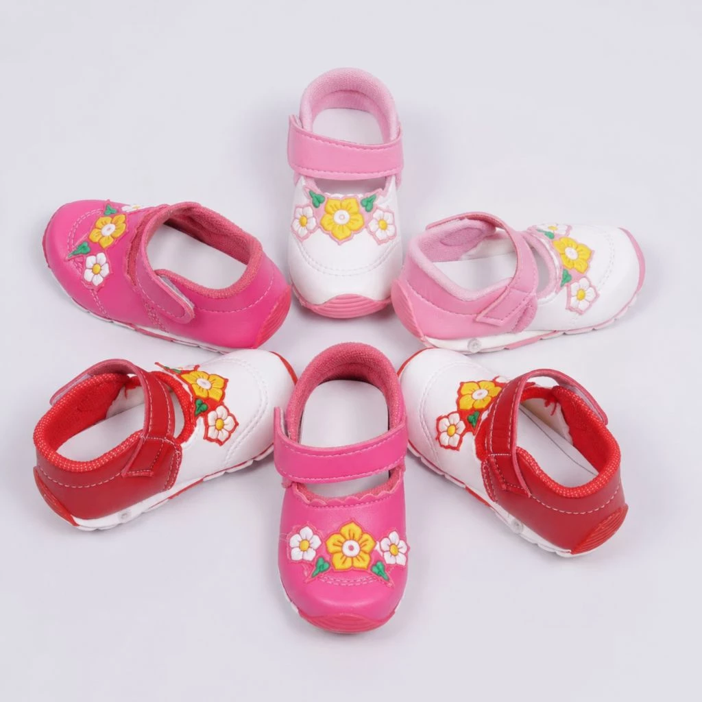 Sepatu Anak Bunyi Bayi Perempuan Bunga