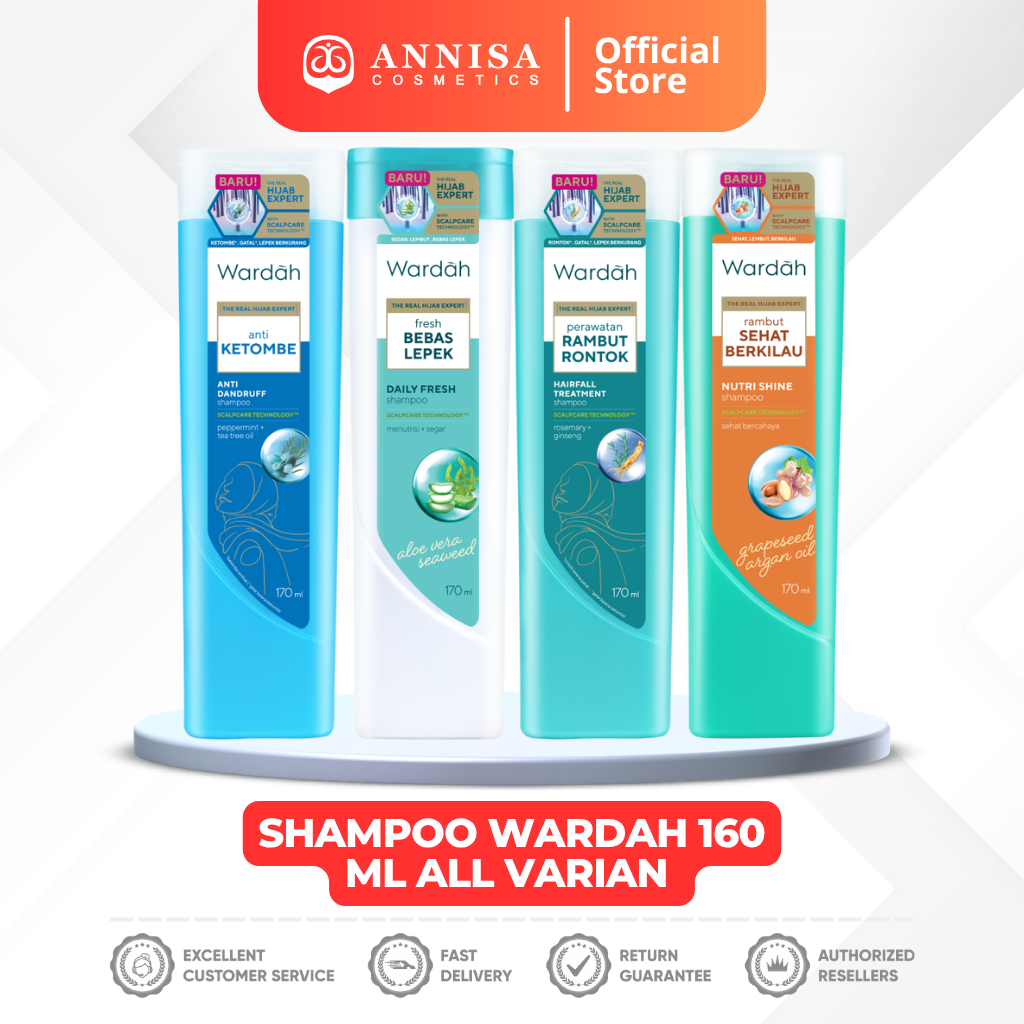 Shampoo Wardah 160 ML All Varian