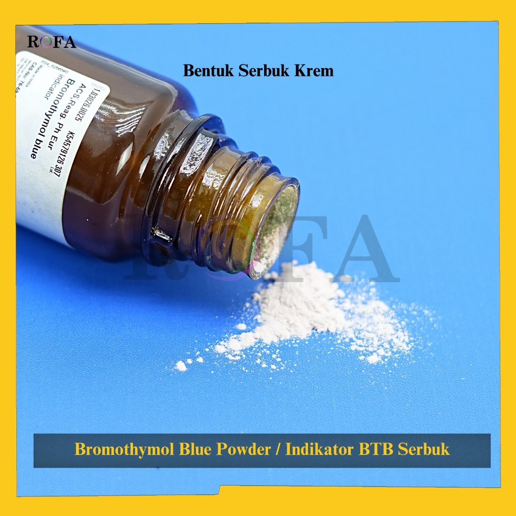 Jual BTB / Bromotimol Biru / Indikator BTB Serbuk / Bromothymol Blue ...