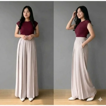 LAVIIE PANTS Culote Pallazo Highwaist Celana Kulot Wanita Jumbo