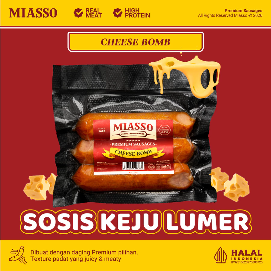 Sosis Keju MIASSO Cheese Bomb