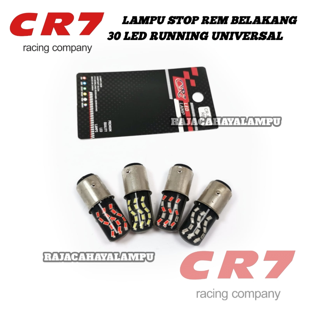 Jual Lampu Stop LED Runing Jelly 30 Mata CR7 RGB Lampu Stop Rem Kedip ...