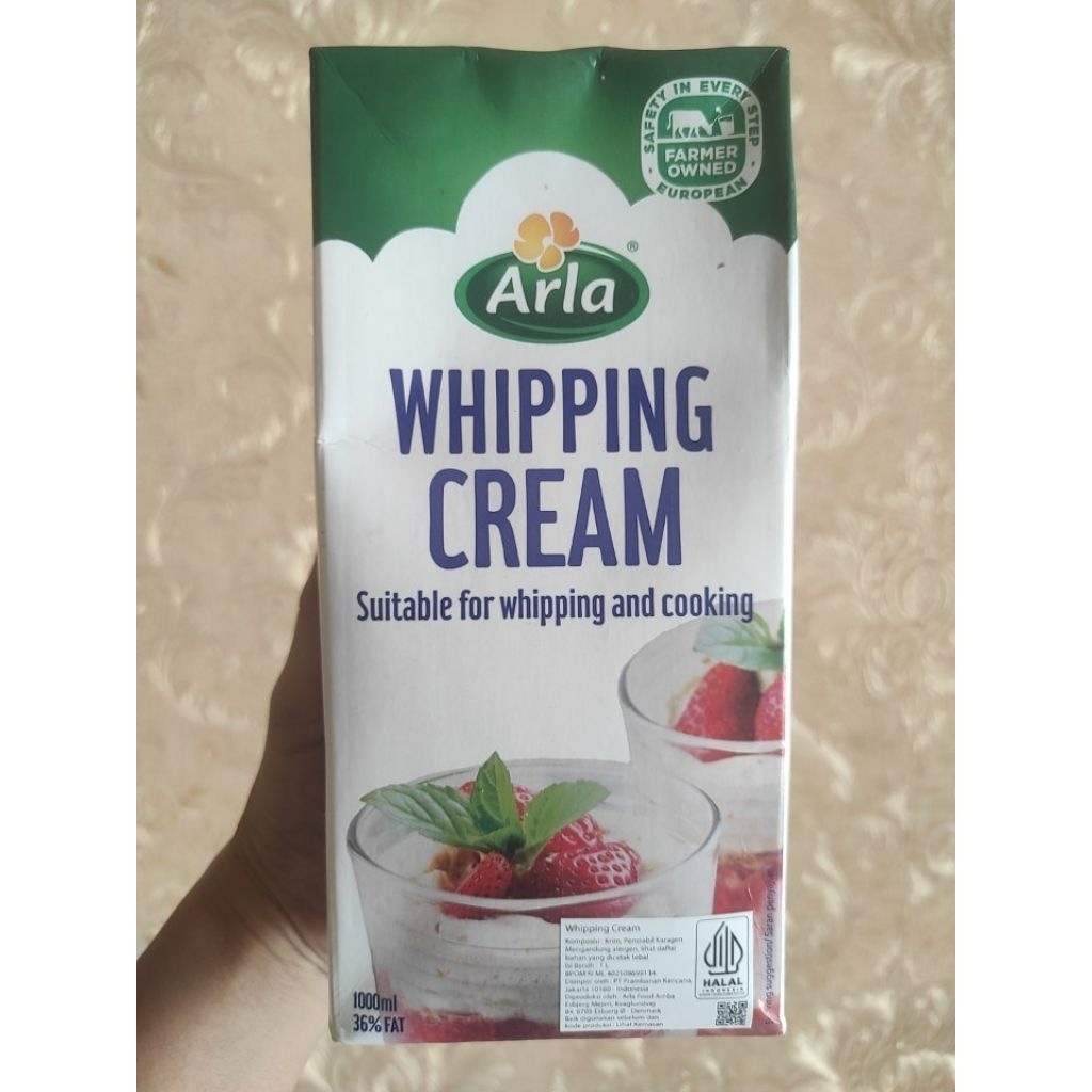 Jual ARLA PRO WHIP & COOK 1 LITER/ARLA WHIPPING CREAM 1 LITER/ARLA WHIP ...