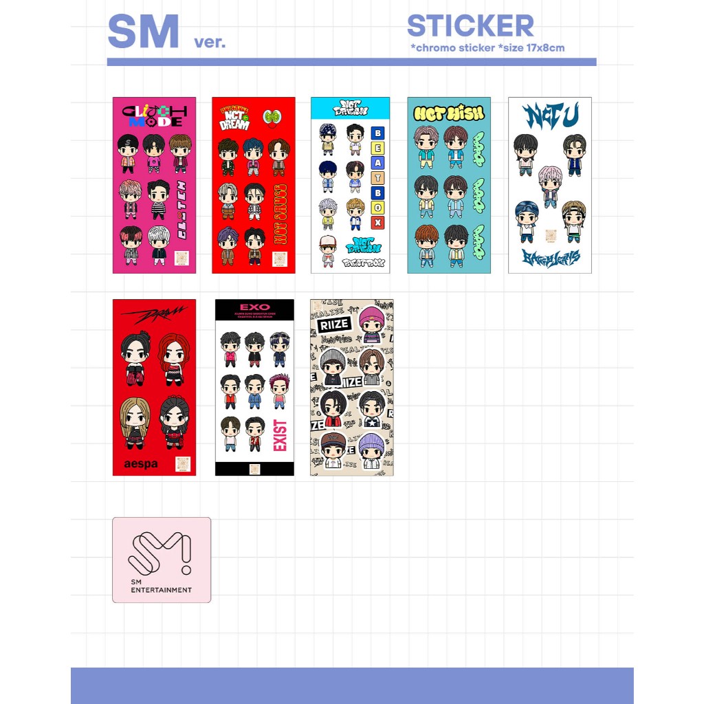 Jual KPOPM GROUP STICKER (CORTIS, LNGSHOT, BTS, BABYMONSTER, AESPA ...