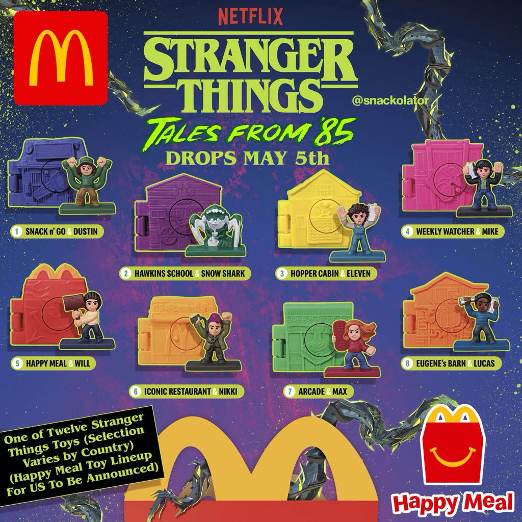 Jual [READY] Happy Meal Stranger Things / Happy Meal Super Mario ...
