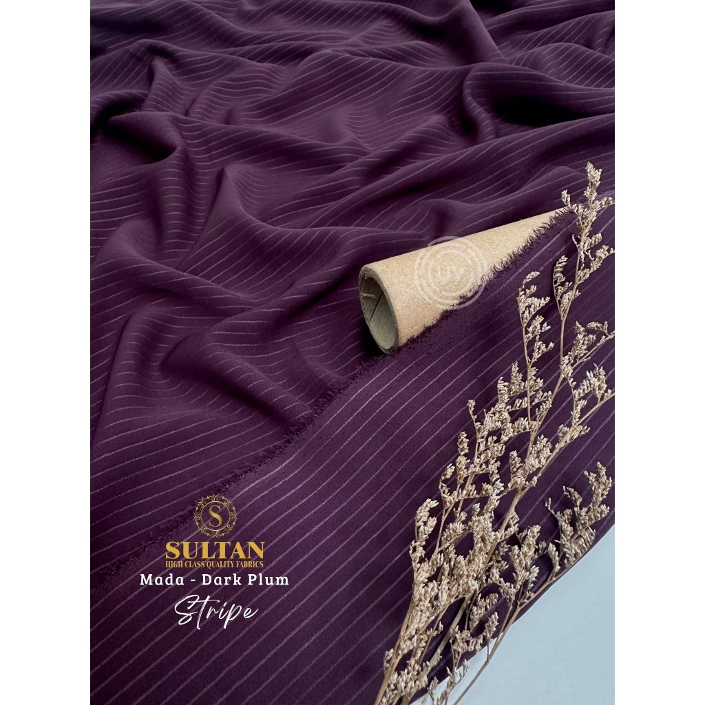 Jual KAIN MADA ANTI UV SULTAN EMBOSS STRIPE 50 cm | Shopee Indonesia