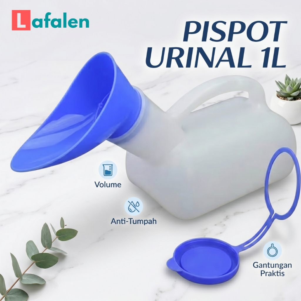 Jual Portable Pispot Urinal Bottle Travel Potty Pria Wanita 1L ...