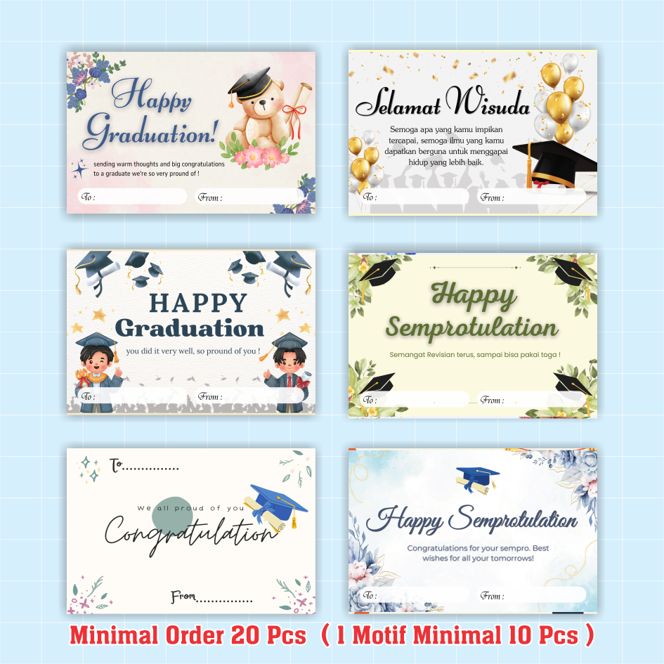 Jual Greeting Card GRADUATION - Gift Card - Kartu Ucapan Wisuda ...