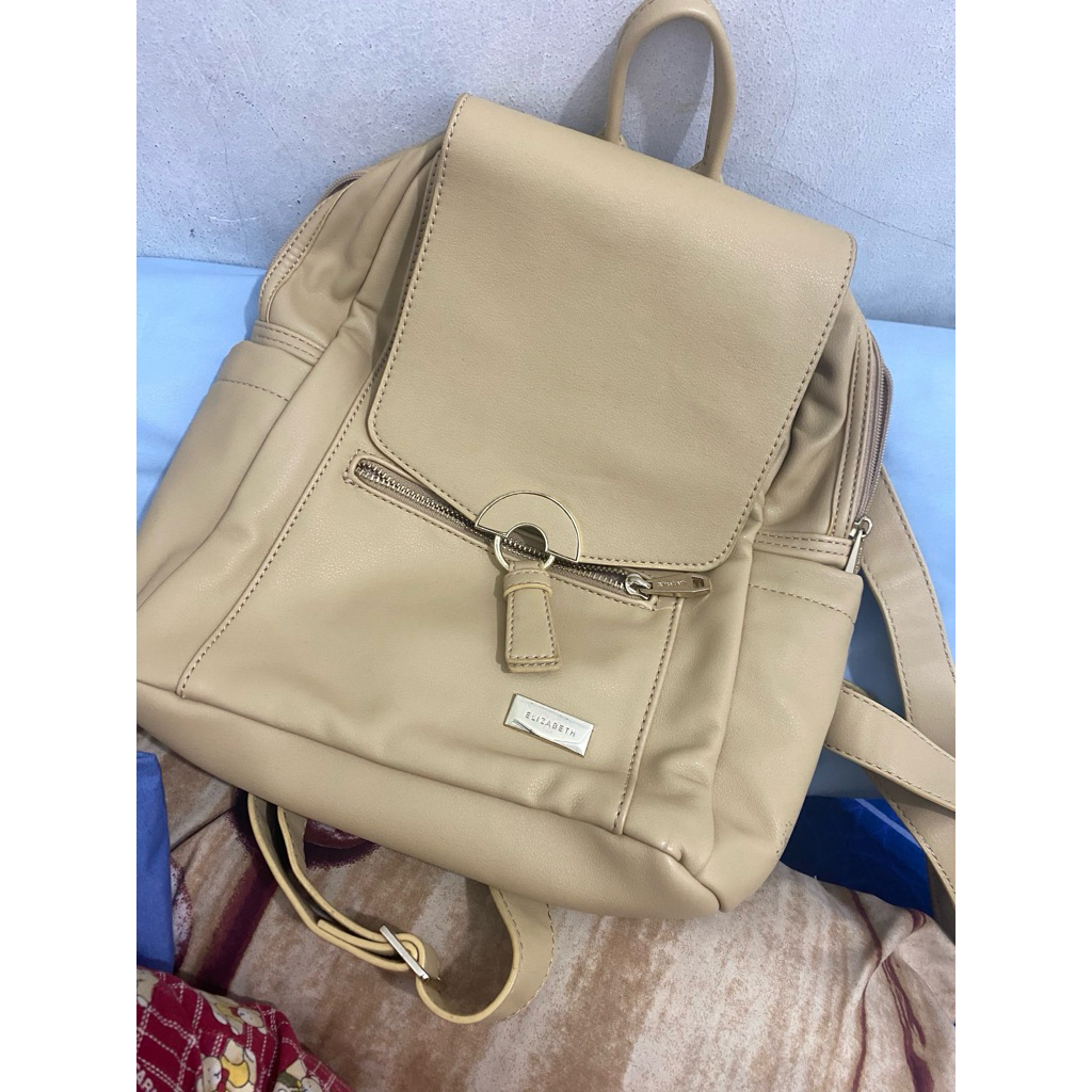 Jual [preloved] ransel backpack elizabeth | Shopee Indonesia
