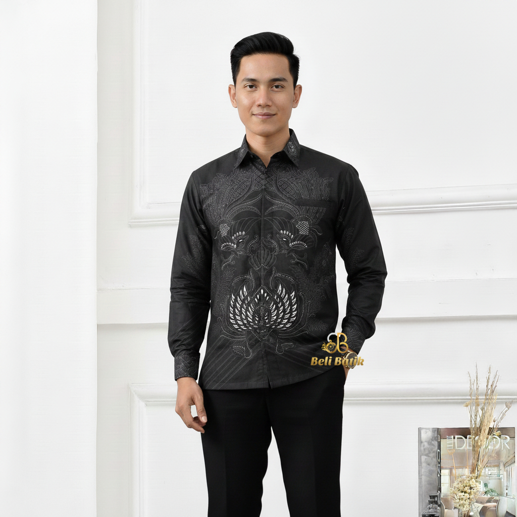 Jual Batik Kemeja Pria Lengan Panjang Pendek Furing Katun Poly Premium ...