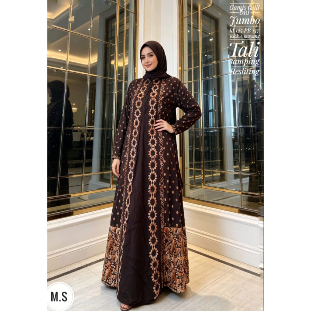 Gamis Twill Jumbo Gamis Twill Ori Gamis 2