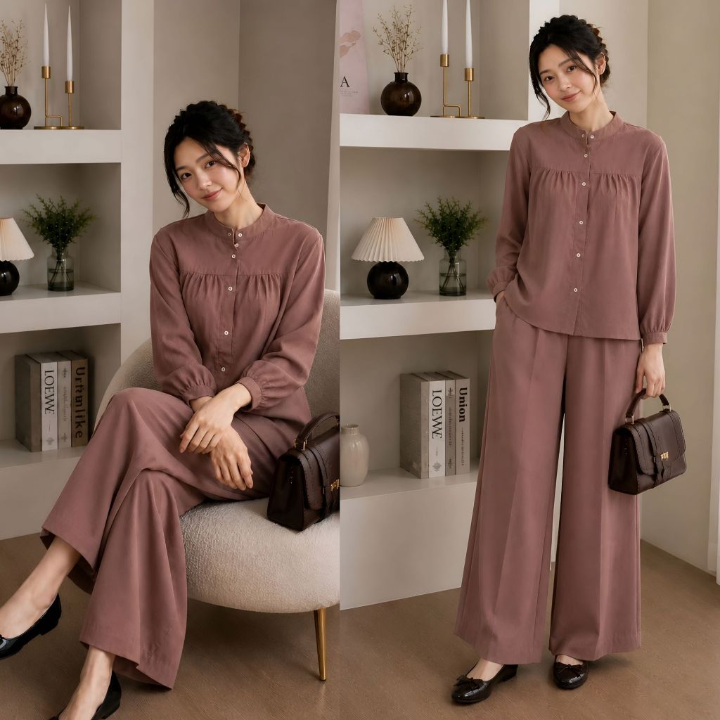 One Set Setelan Rayon Bella Series 7