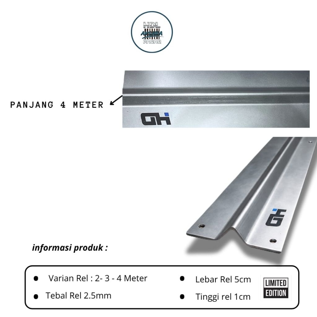 Jual (TERBARU) Rel Pintu Geser ||Rel Pagar Besi V ||Rel pagar Siku ...