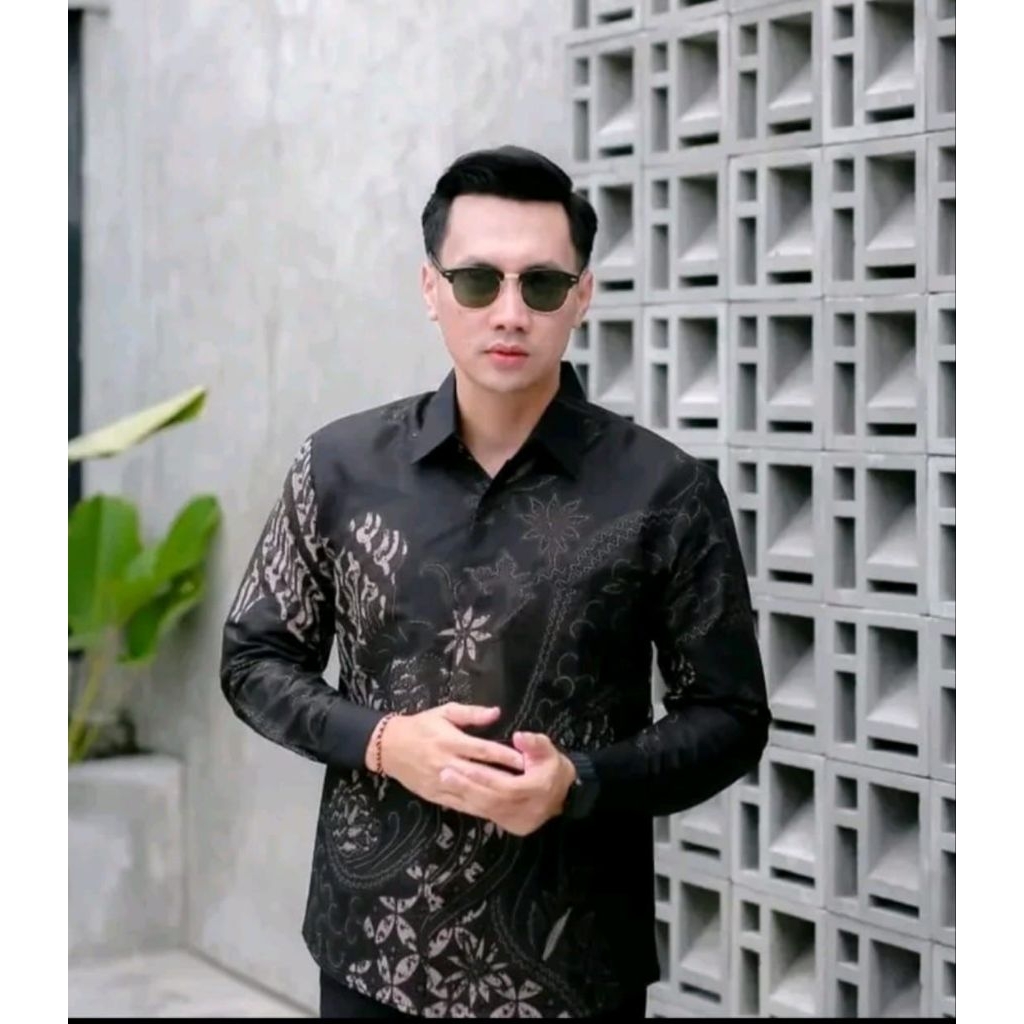 Batik Couple Motif Seling Hitam Atasan Batik 7